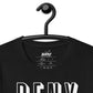 Deny Self (classic black with white letters) - Dope Barz Apparel