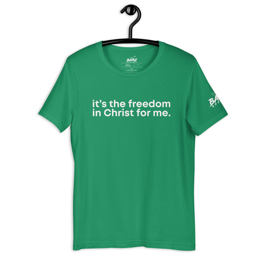 Freedom in Christ (kelly green)