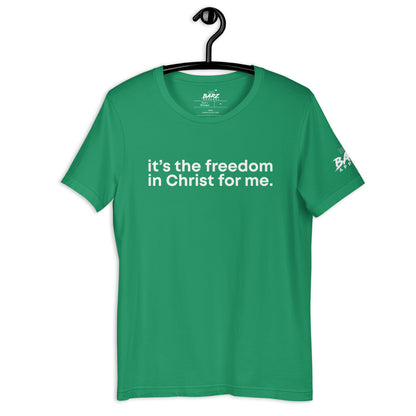Freedom in Christ (kelly green)